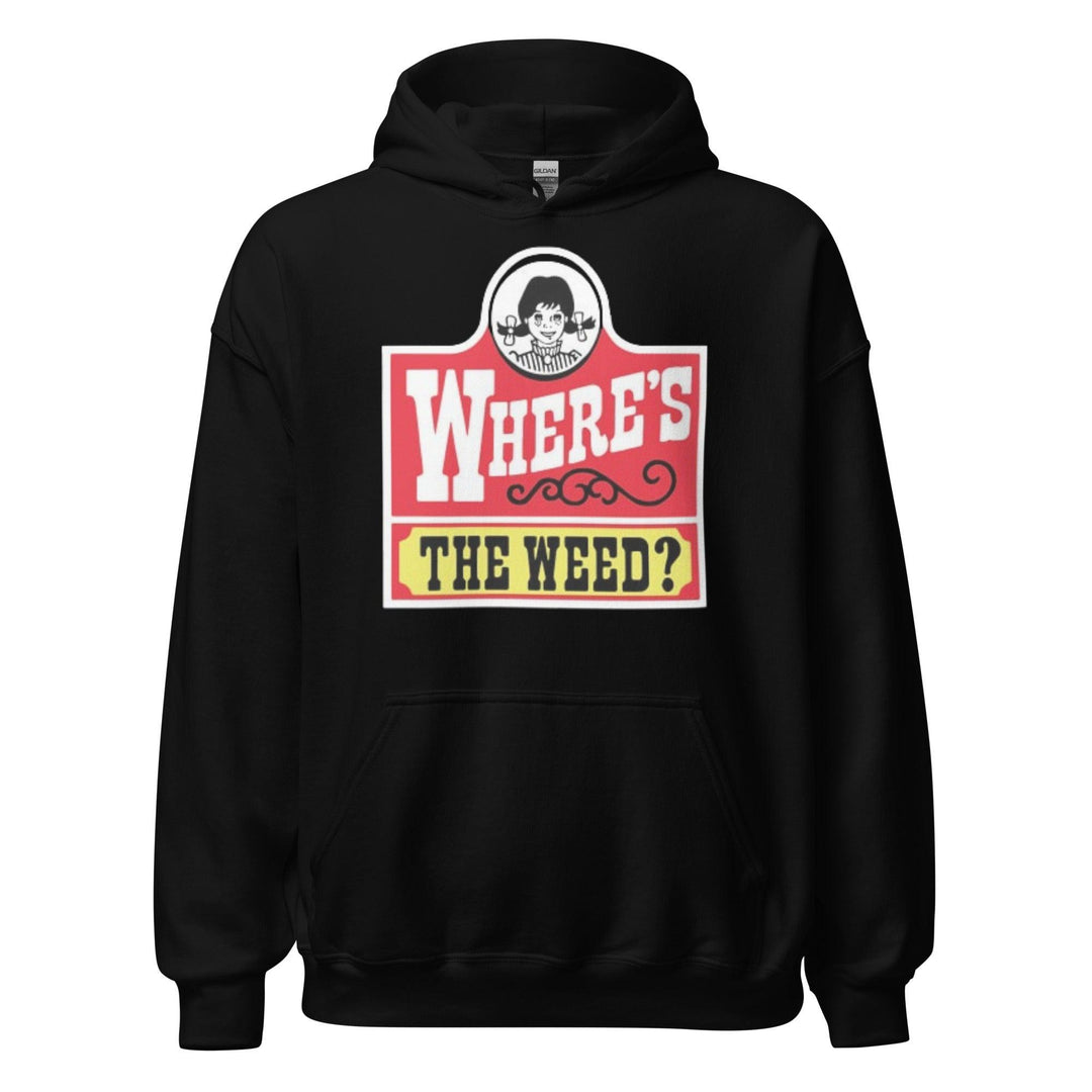 Where's The Weed Ultra Soft Midweight Cotton Blend Unisex Pullover - TopKoalaTee