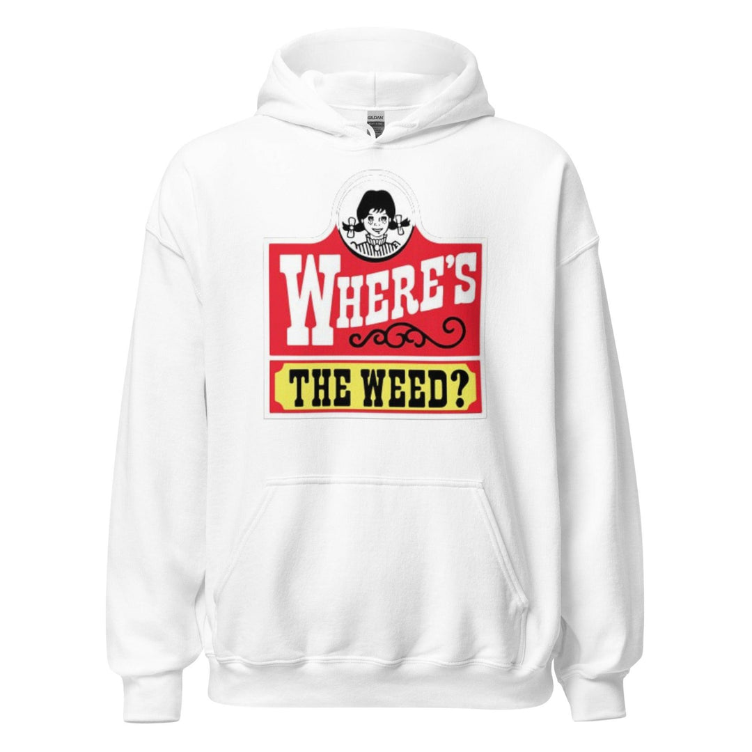 Where's The Weed Ultra Soft Midweight Cotton Blend Unisex Pullover - TopKoalaTee