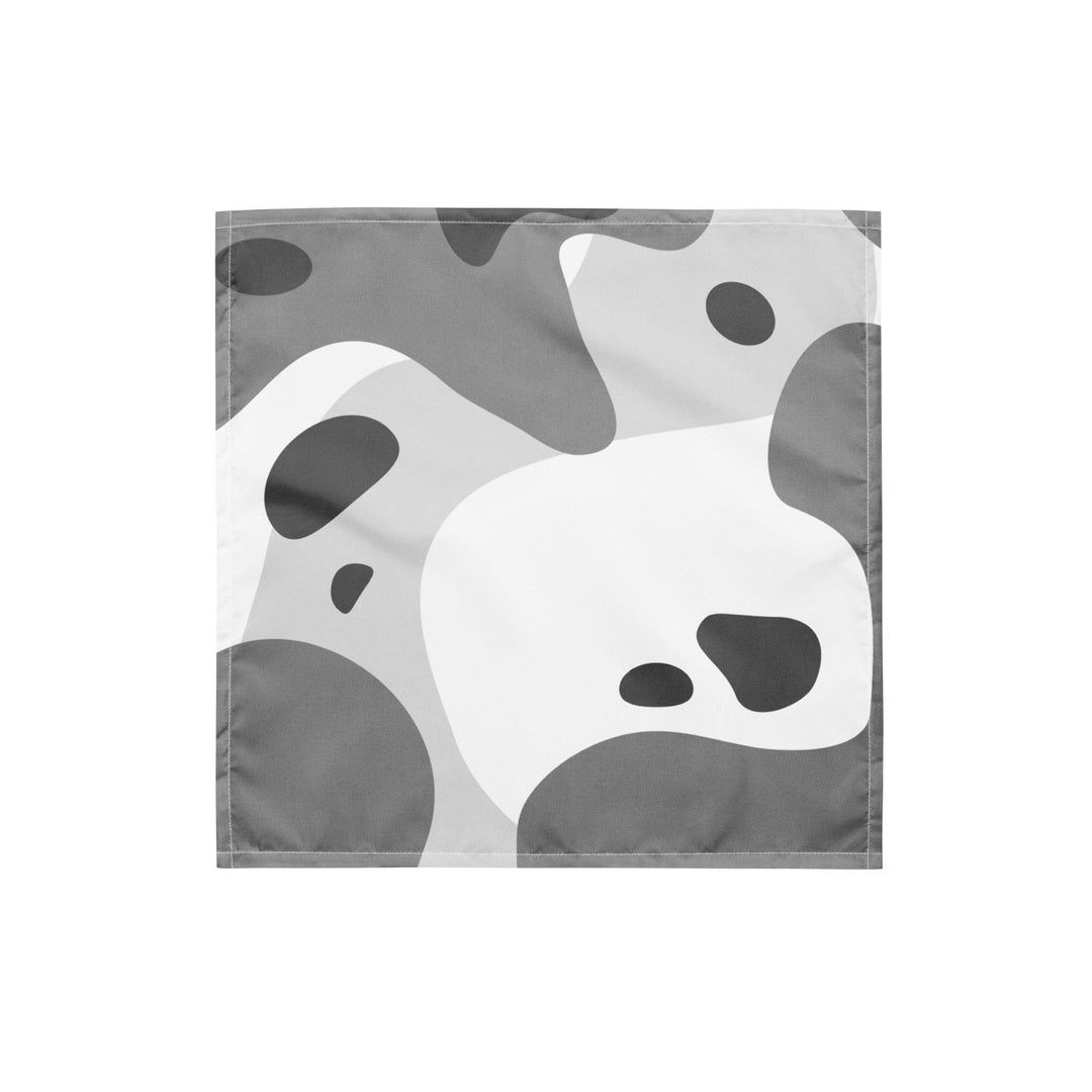 White and Grey Camo Pattern Designer Bandana - TopKoalaTee