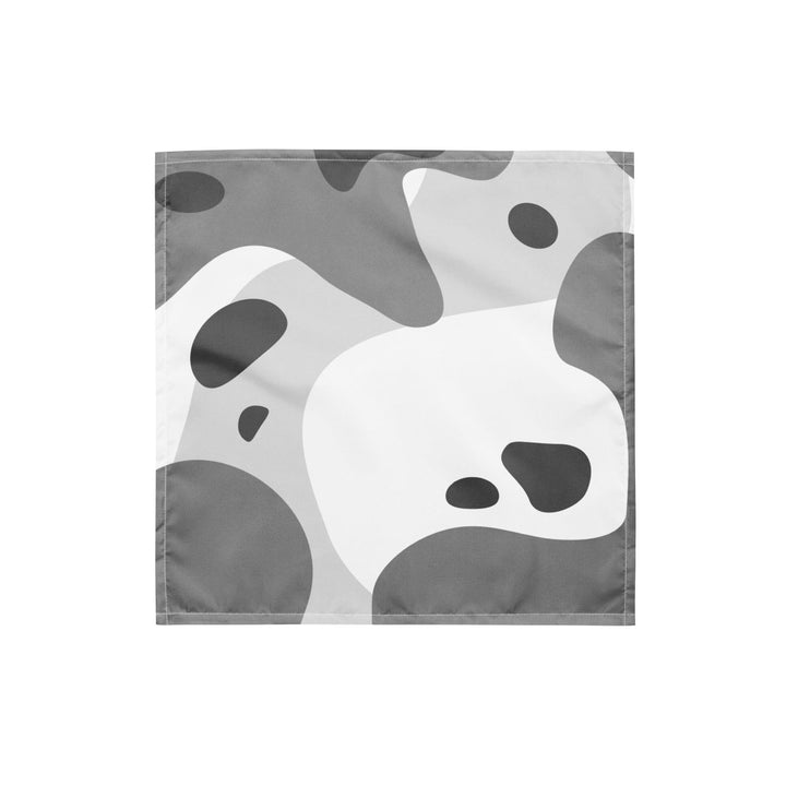 White and Grey Camo Pattern Designer Bandana - TopKoalaTee