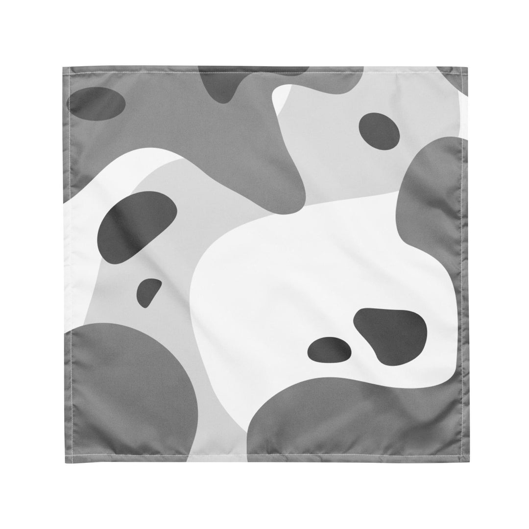 White and Grey Camo Pattern Designer Bandana - TopKoalaTee